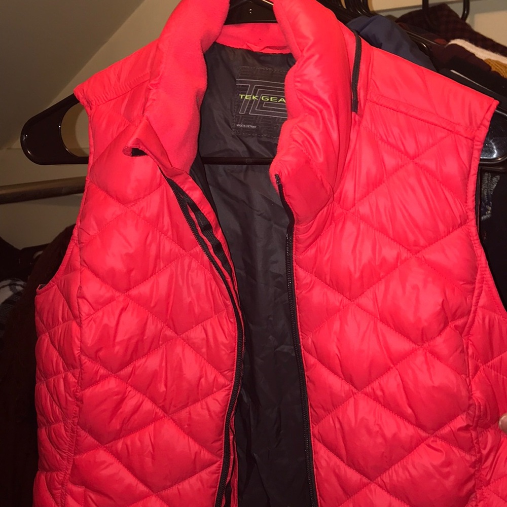 Reflective neon pink vest